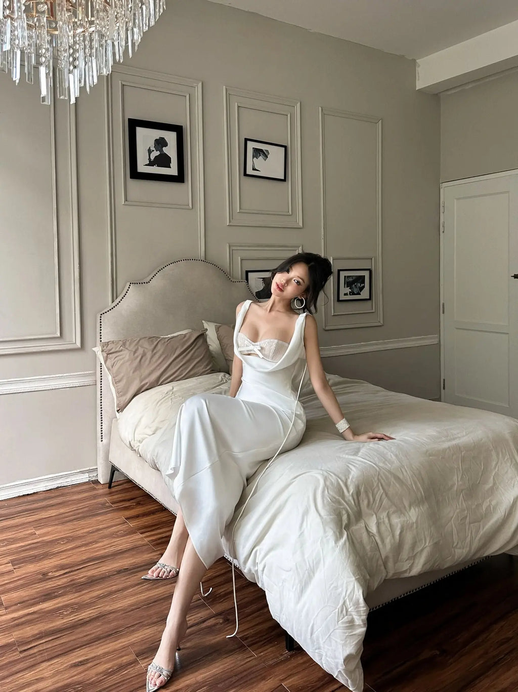 Iamcoco Ivory Desire Dress & Bra