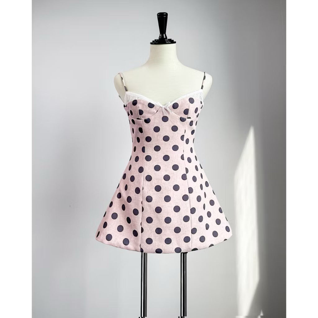 Madebymum Big Polka Dots Dress - Ready to dispatch in 48 hours