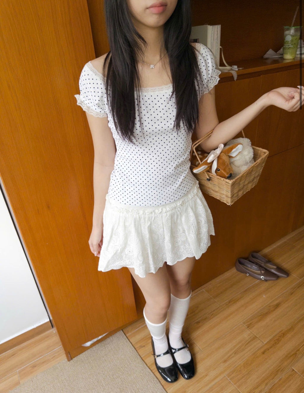 1998 Lindsey Polka Dots Top