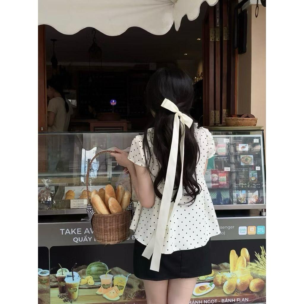 NCN Fencii Polka Dots Top