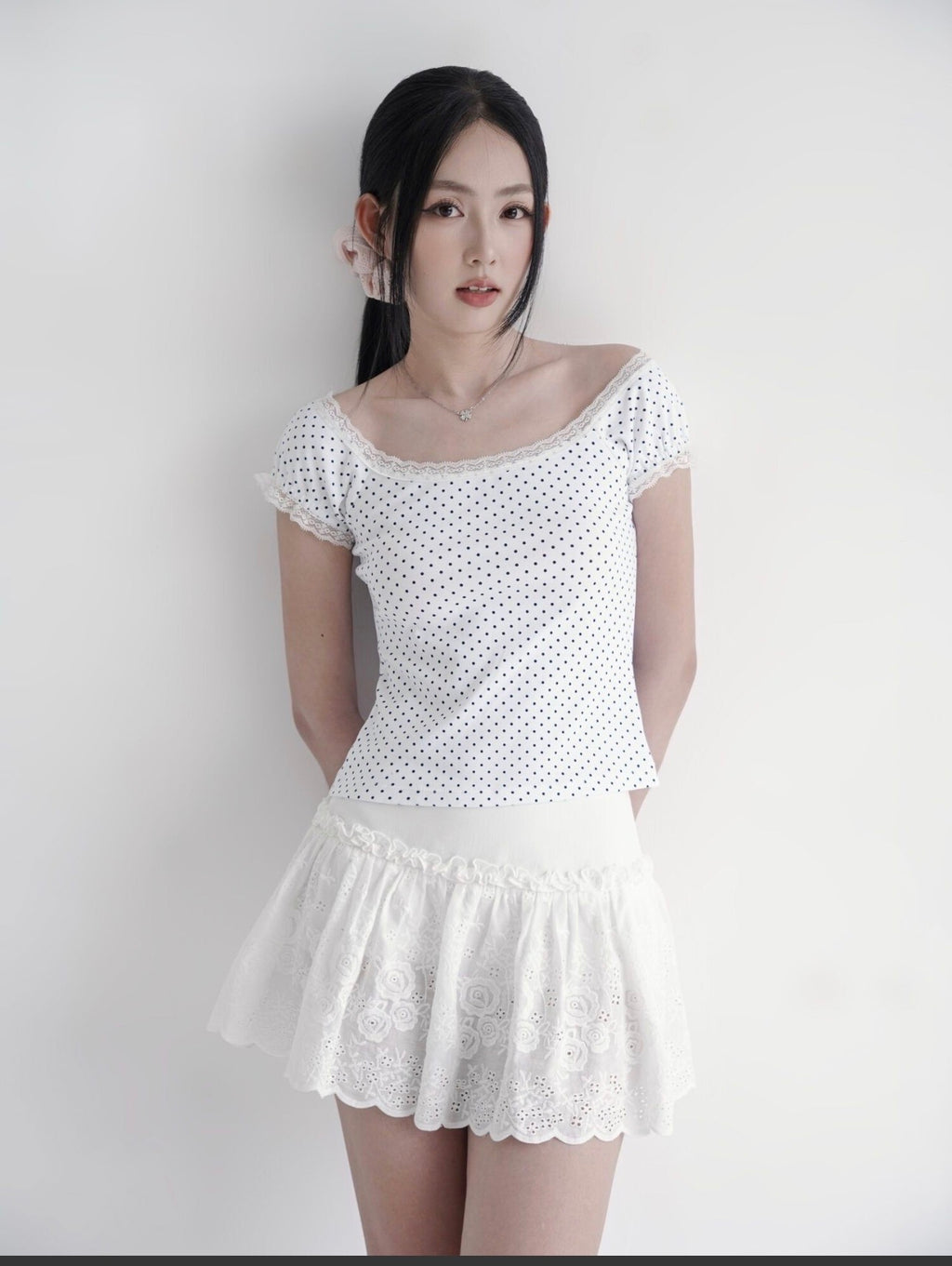 1998 Lindsey Polka Dots Top