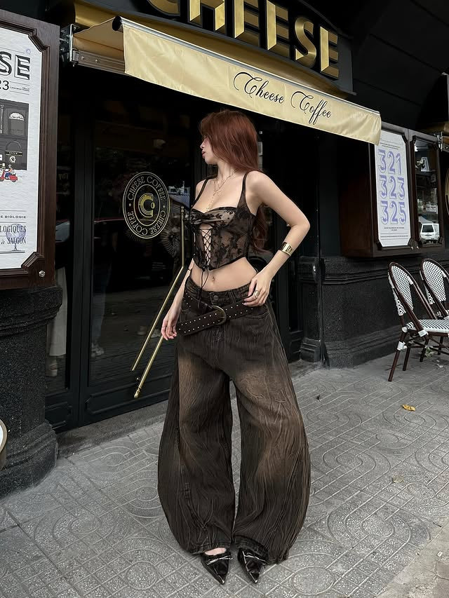 Nasty Studio Lace Corset Top