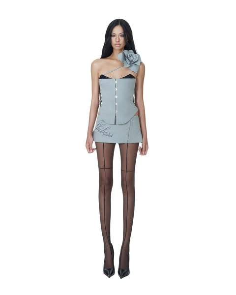 Ibiboss Cami Corset and Mini Cami Skirt - Ready to dispatch in 48 hours