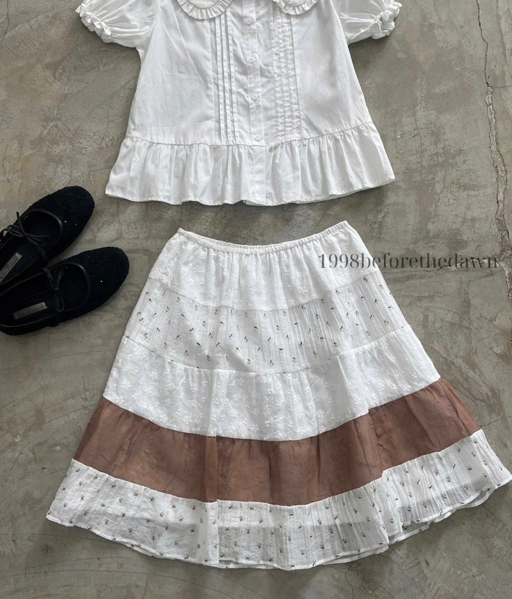 1998beforethedawn Autumn Brown Skirt