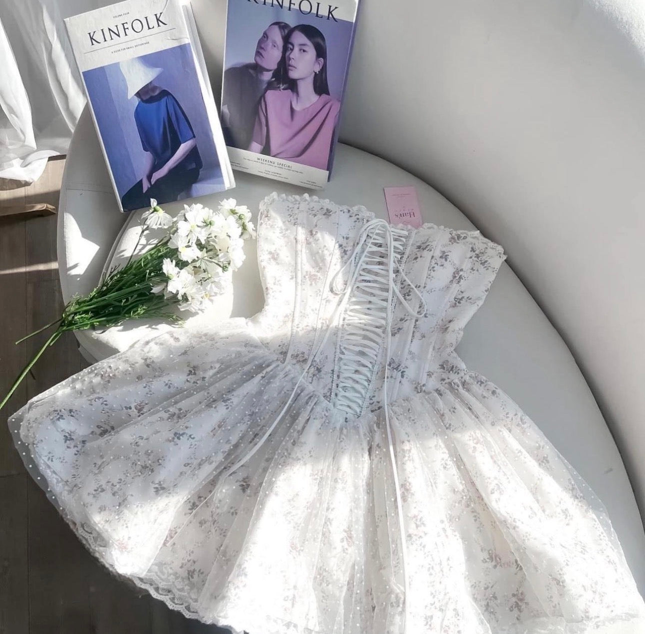 Hans Store Coquette Cottagecore Fairy Dress