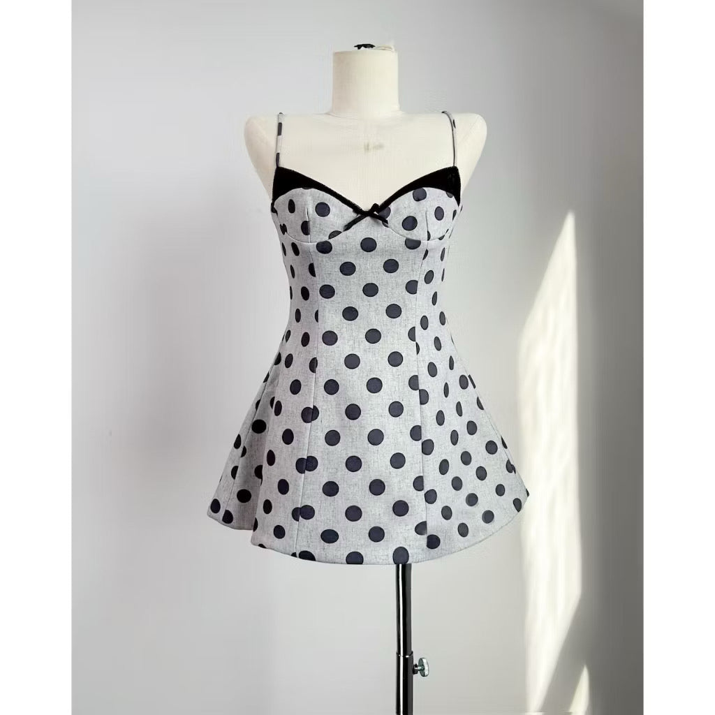 Madebymum Big Polka Dots Dress - Ready to dispatch in 48 hours