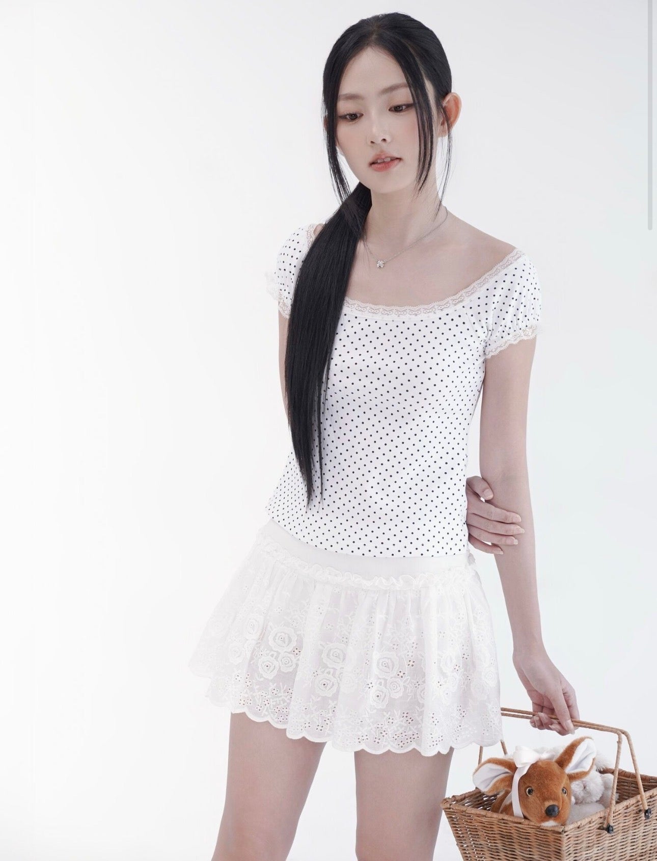 1998 Lindsey Polka Dots Top
