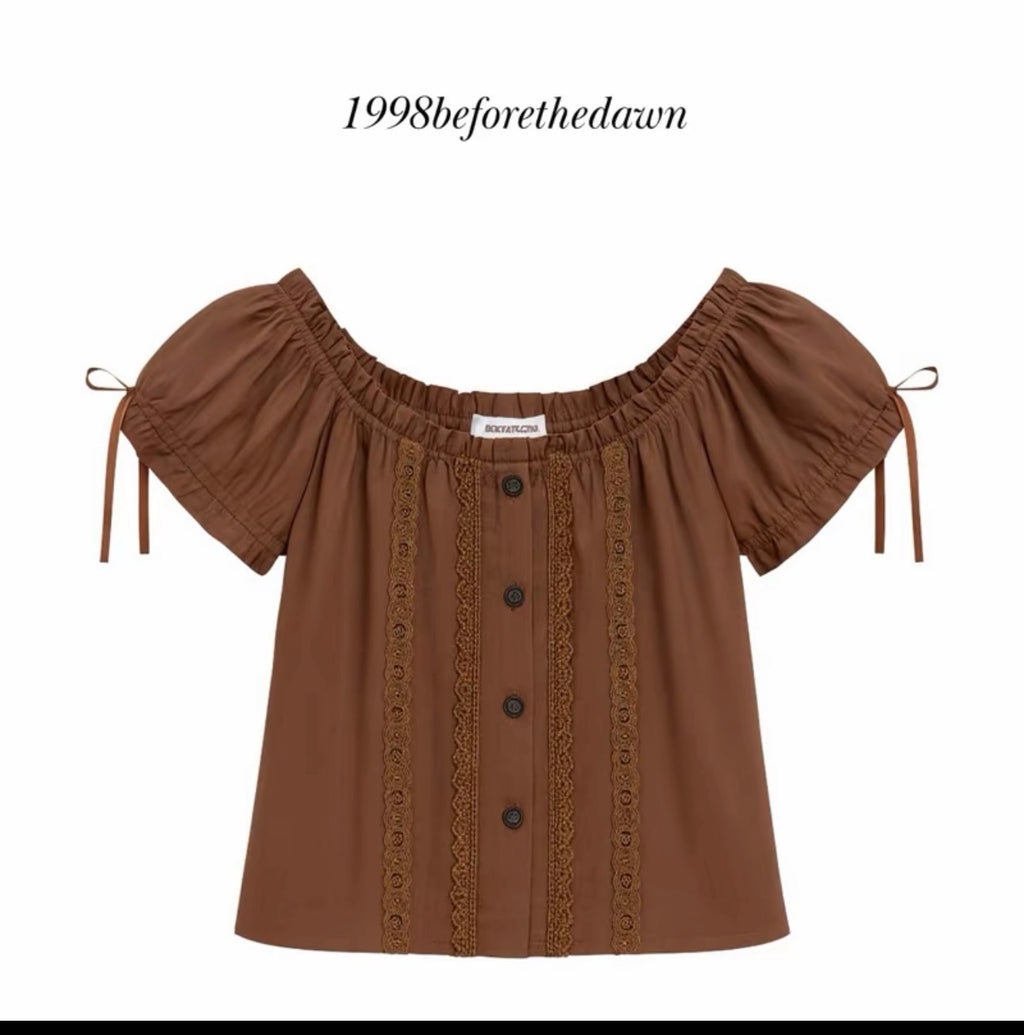 1998beforethedawn Jane Brown Top