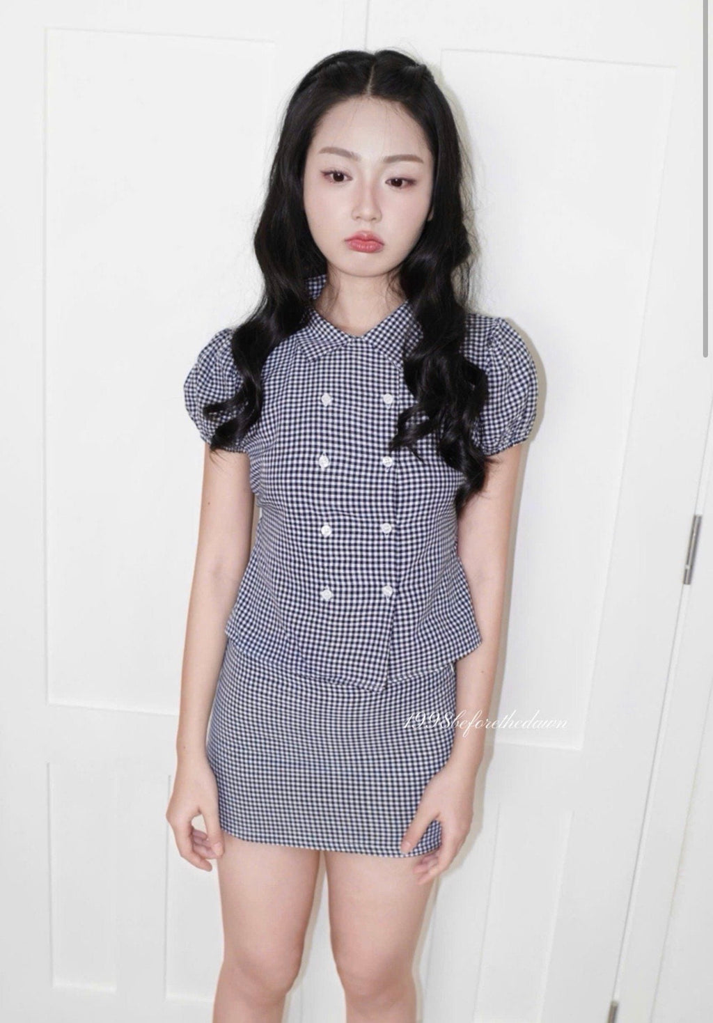 1998beforethedawn Emily Navy Top