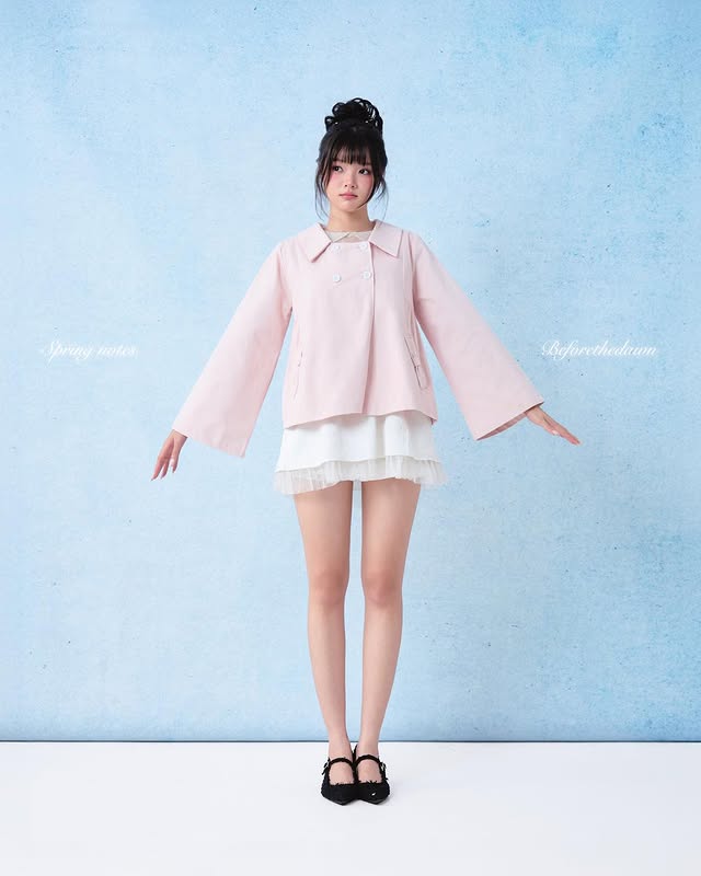 1998beforethedawn Rosie Pink Coat