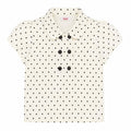 Navie 6 buttons babydoll top - Ready to dispatch in 48 hours