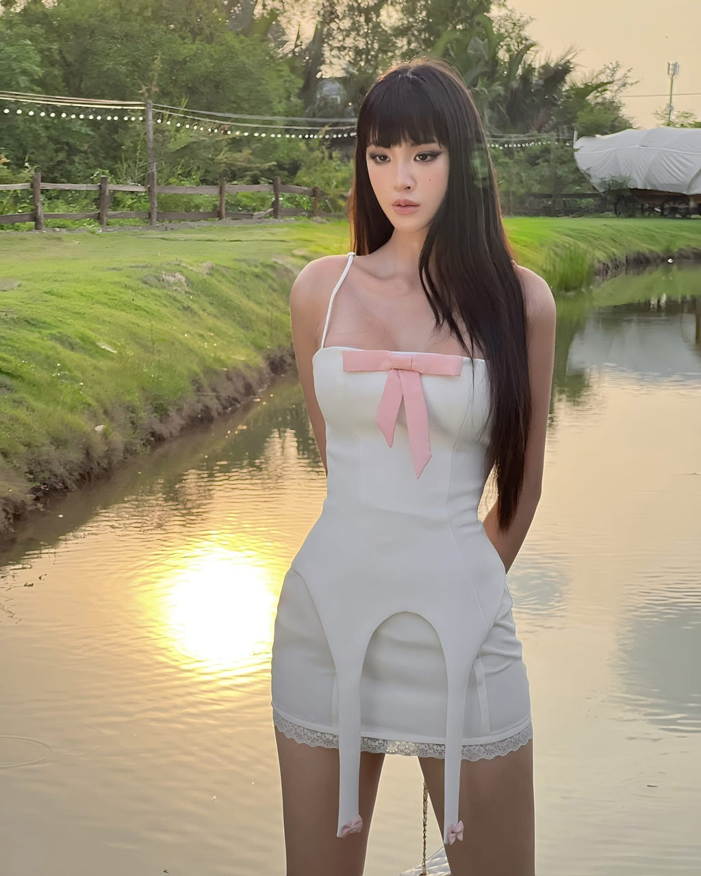 Ononmm Wine Dress - Ready to dispatch in 48 hours