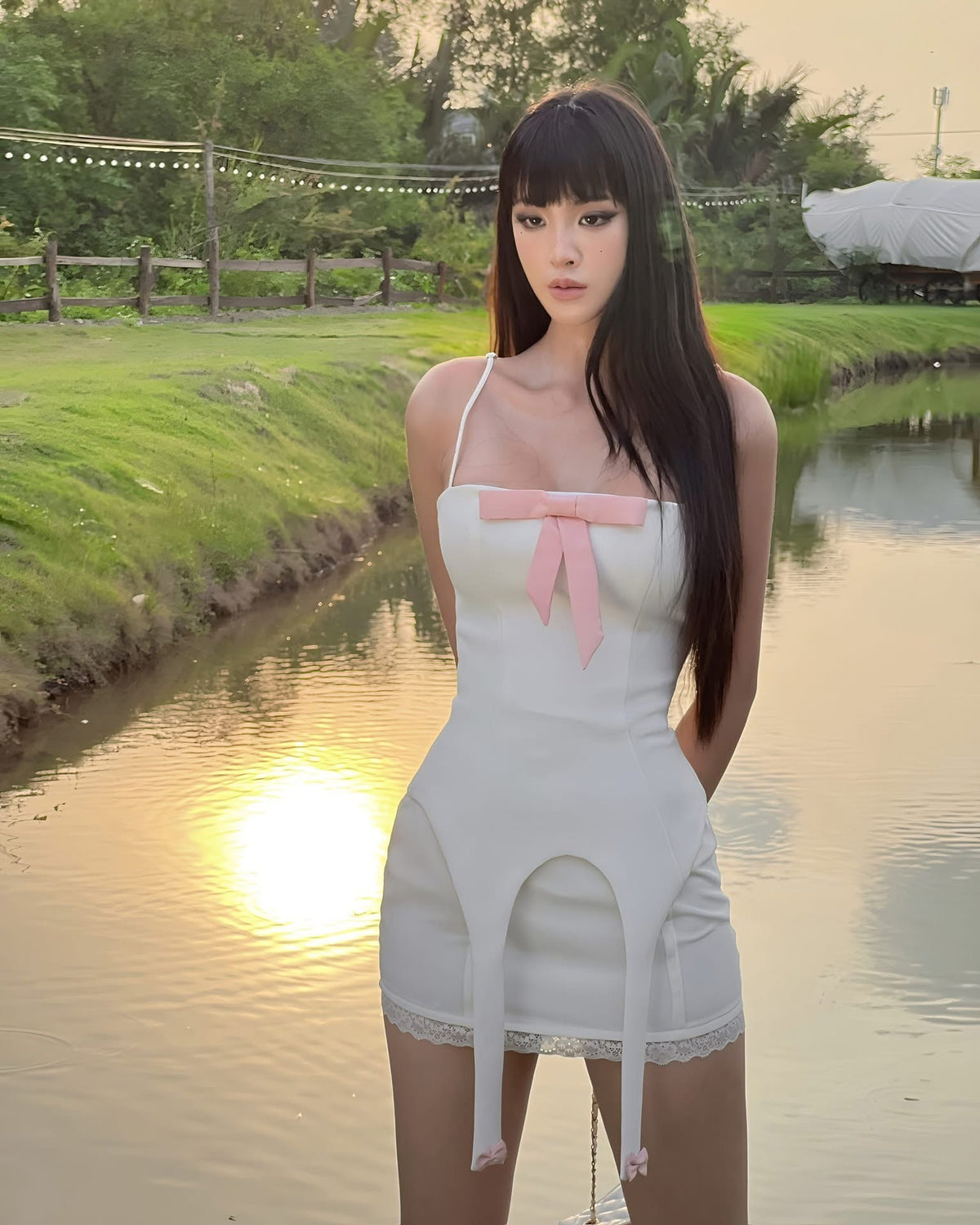 Ononmm Wine Dress - Ready to dispatch in 48 hours