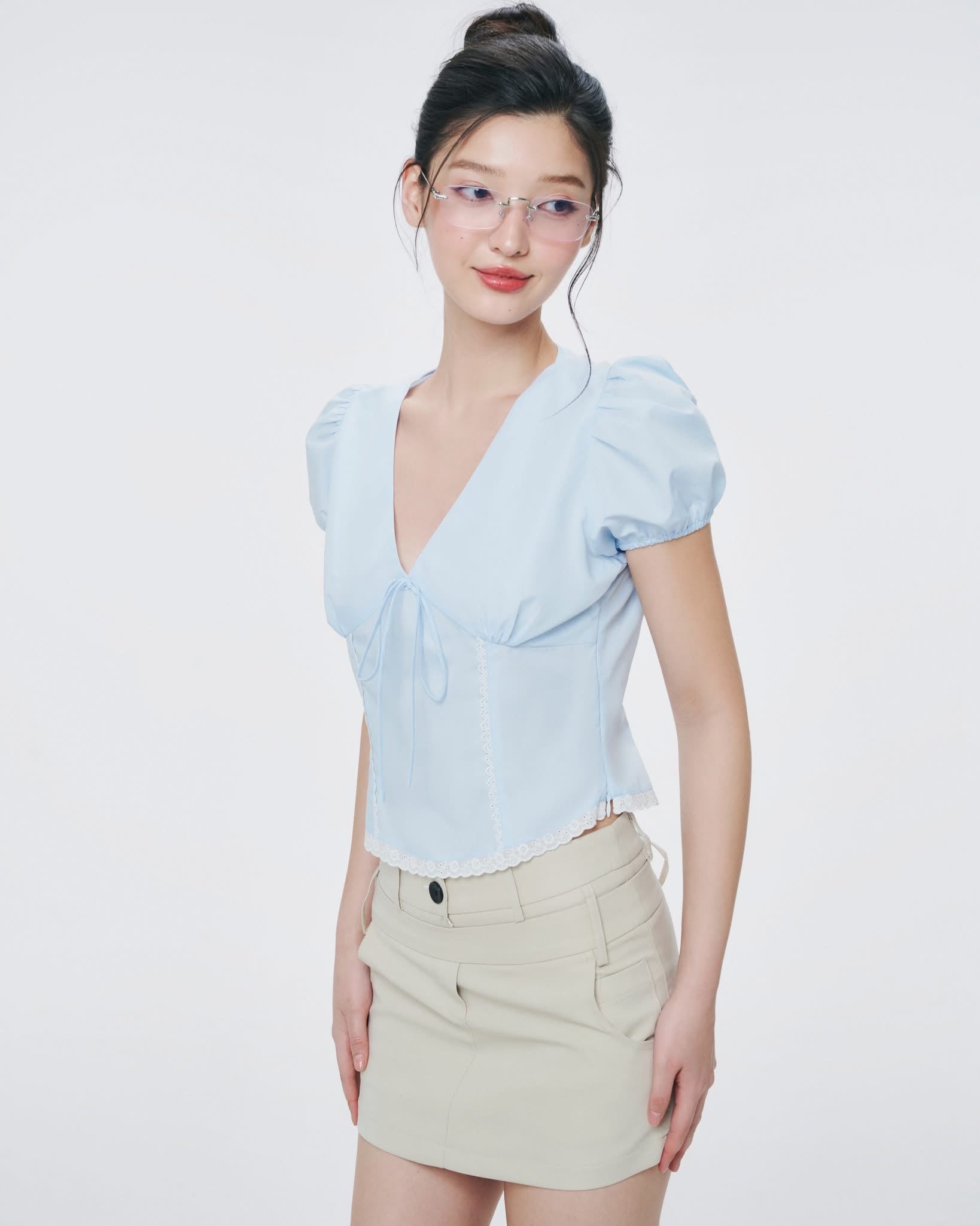 CaraClub Vilora Top (Blue) - Ready to dispatch in 48 hours