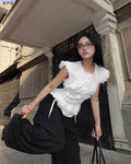 TheLStudios Y2k Lace Blouse