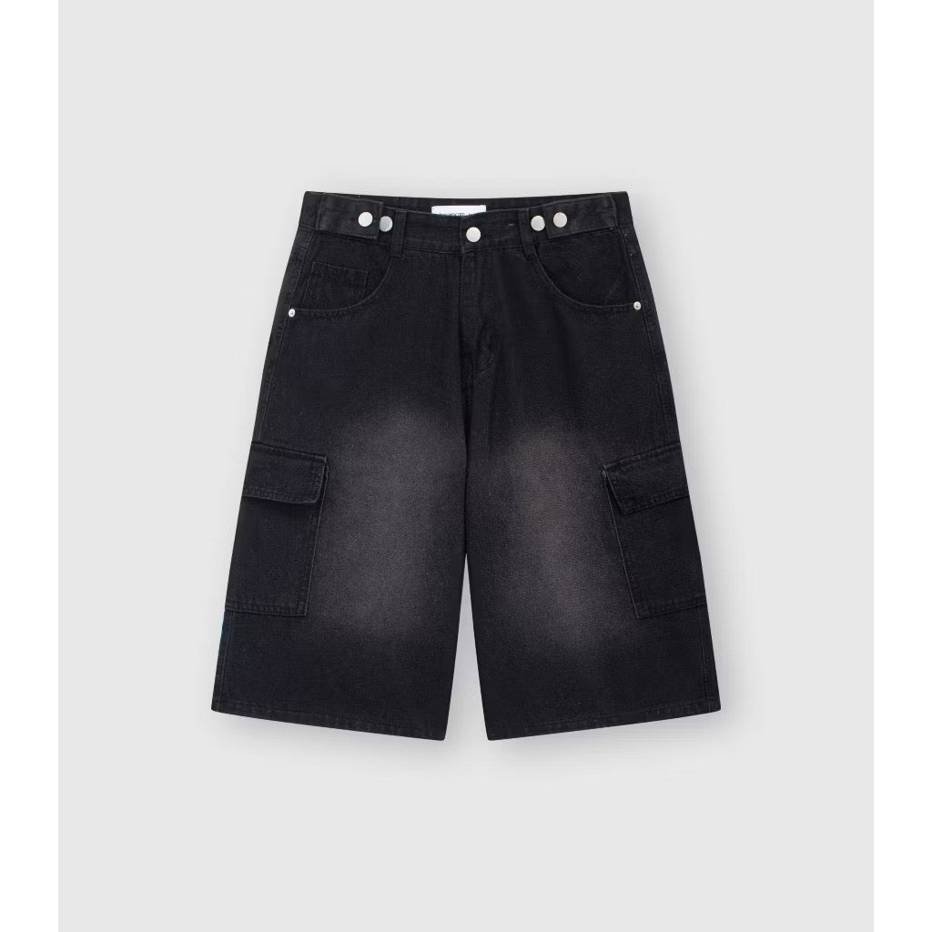 Bycamcam double buttons denim jean shorts