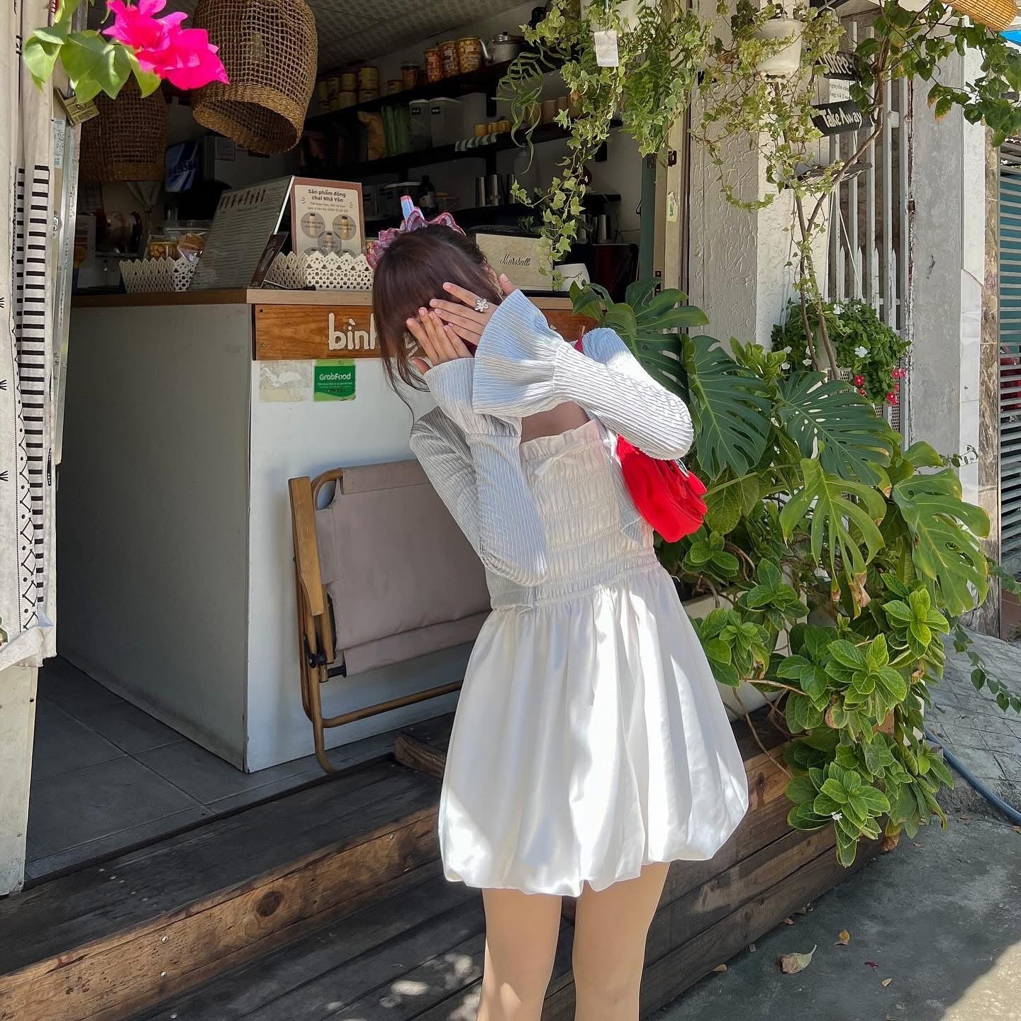 AREUM Aimee Dress + Nami Cardigan Set