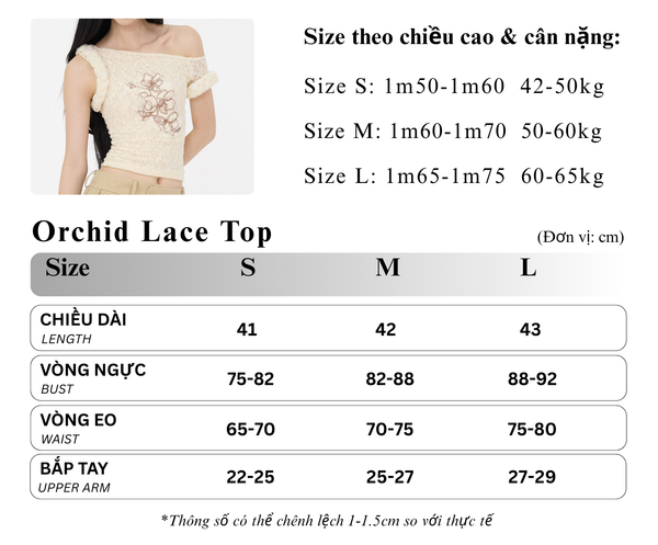 STUN Orchid Lace Top