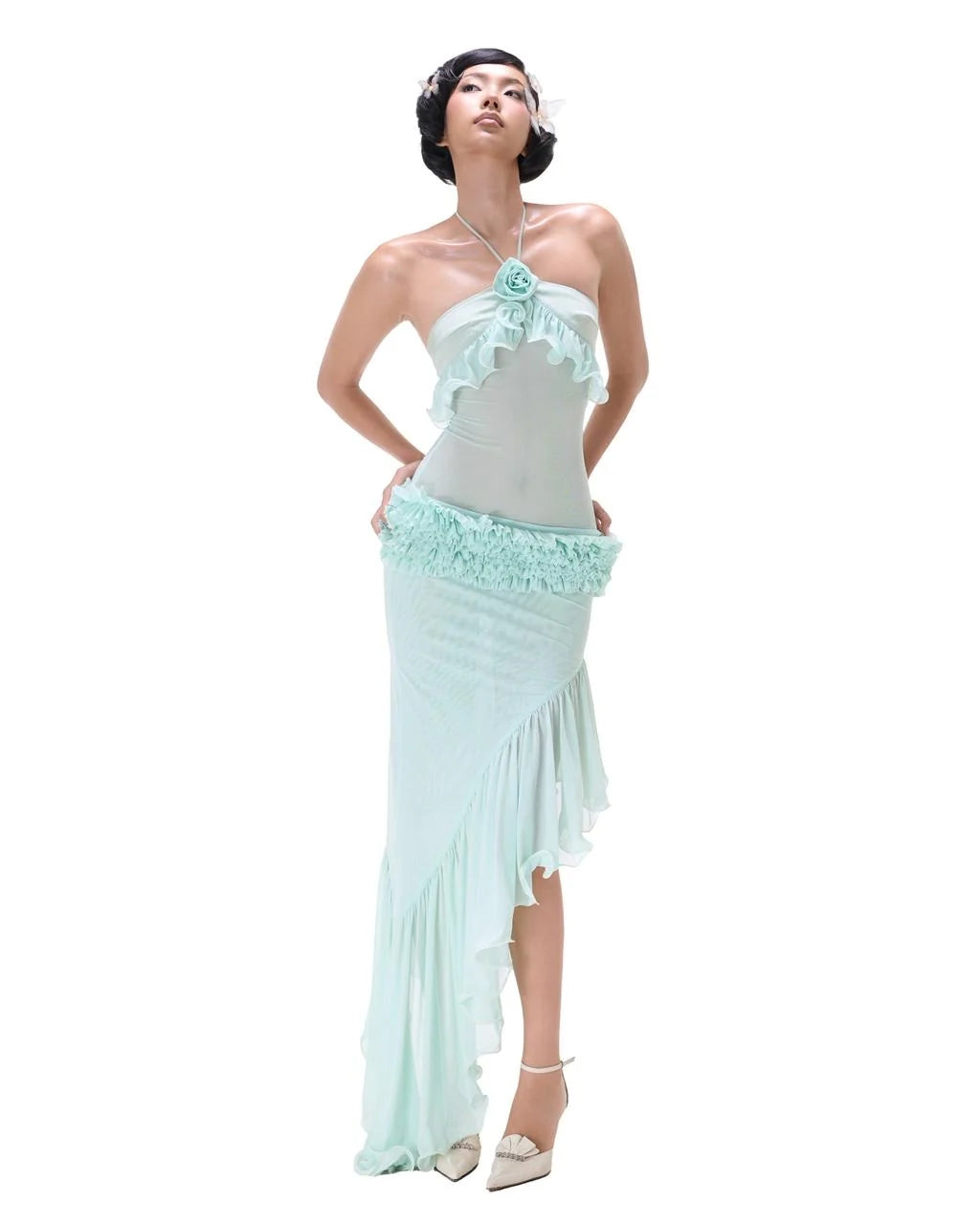 Ibiboss Mari Flower Maxi Dress - Ready to dispatch in 48 hours