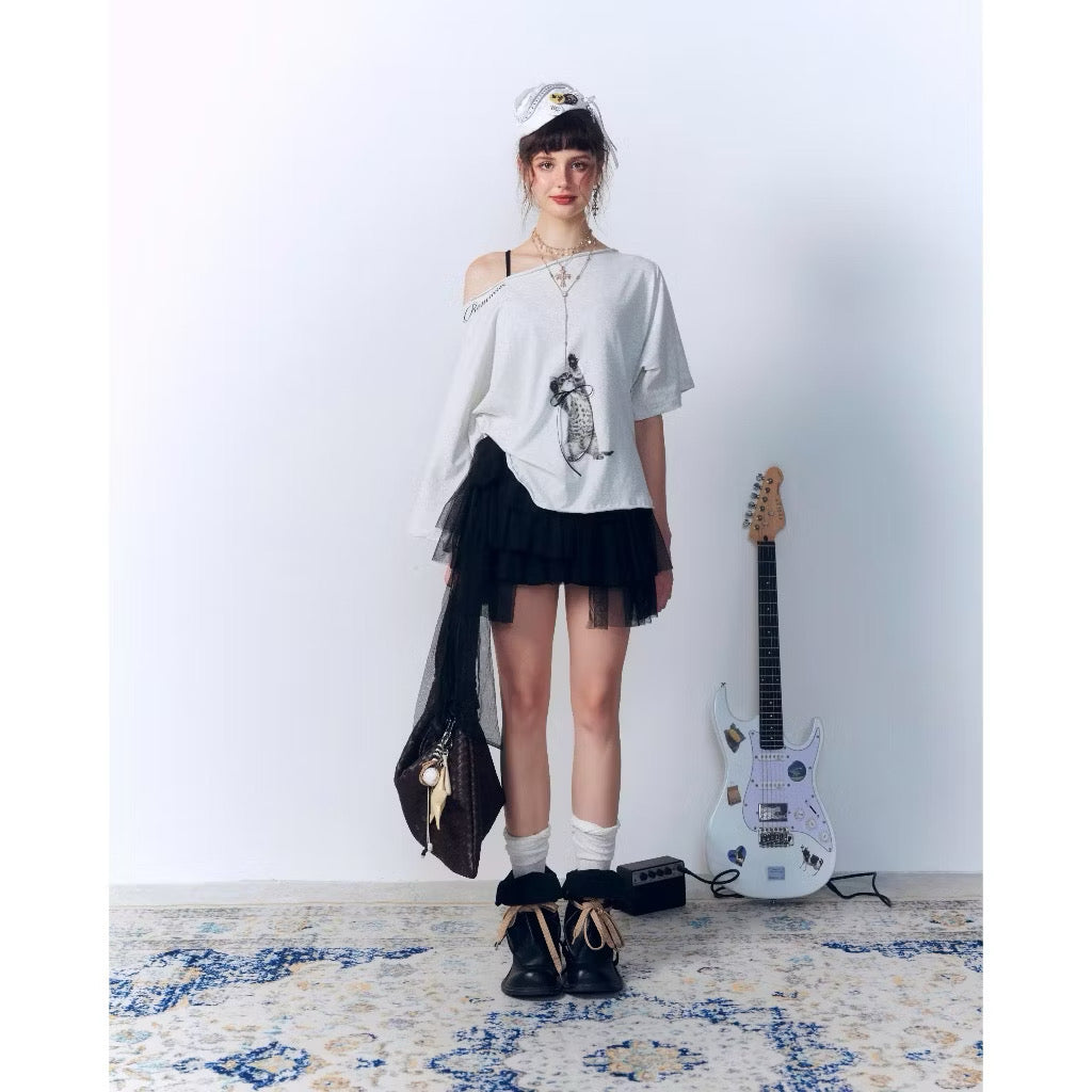 Remmus Cheeky Meow Top