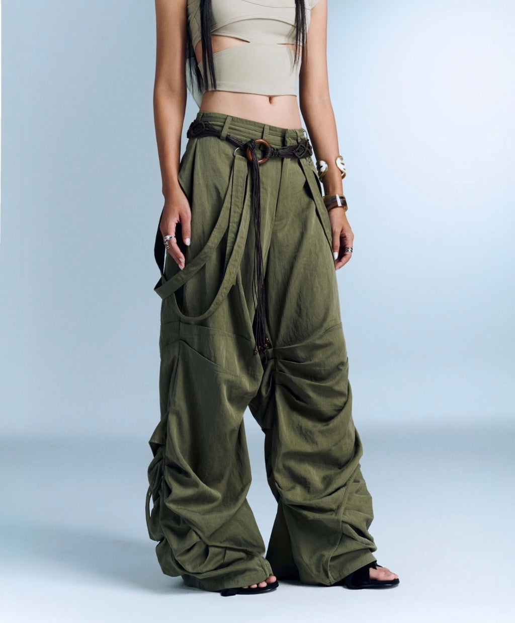 Bunnyhill LIOTA PANTS ( Green ) - Ready to dispatch in 48 hours