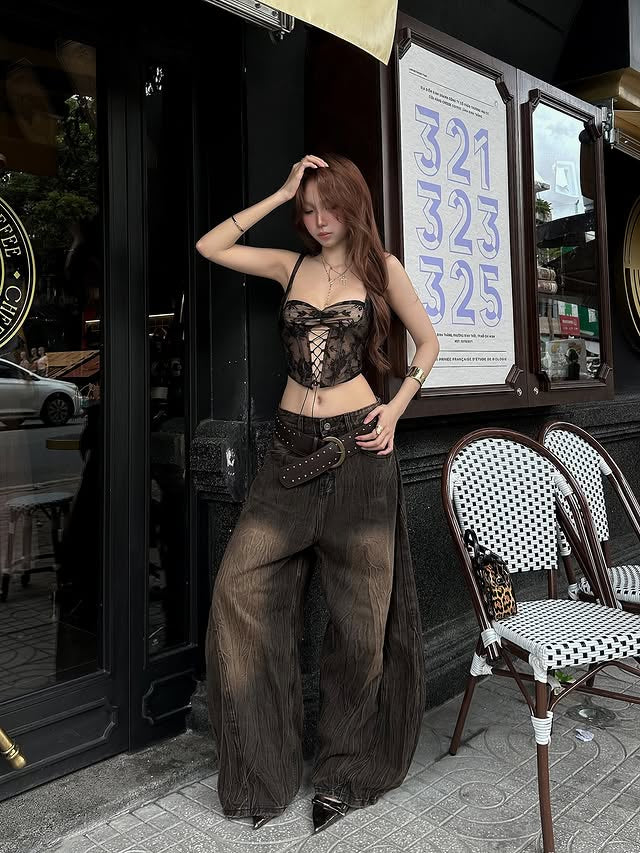 Nasty Studio Lace Corset Top
