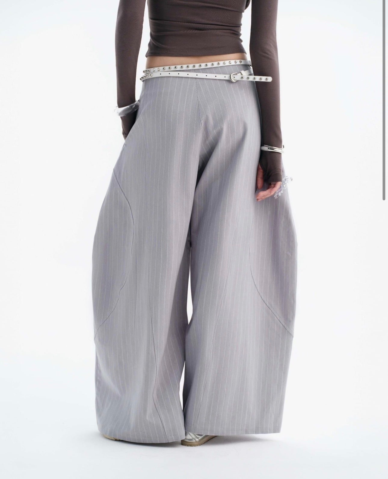 BunnyhillConcepts Luft Pants ( Blue Grey Striped ) - Ready to dispatch in 48 hours
