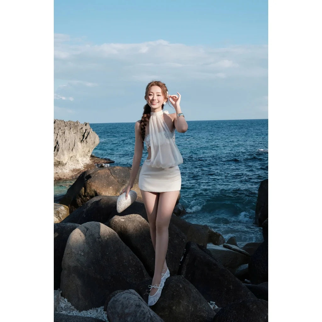 Maikaa Lacey Dress - Ready to dispatch in 48 hours