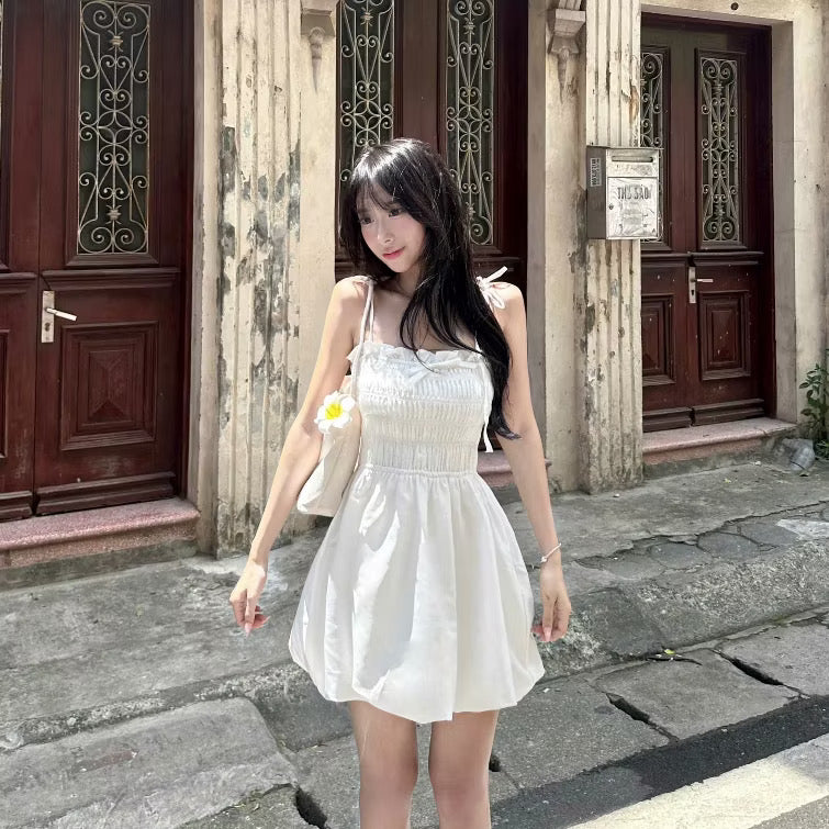 AREUM Aimee Dress + Nami Cardigan Set