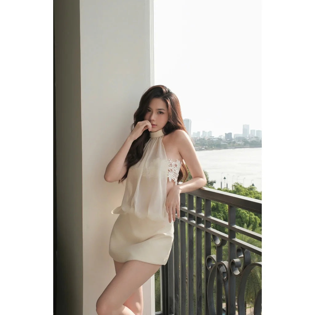 Maikaa Lacey Dress - Ready to dispatch in 48 hours