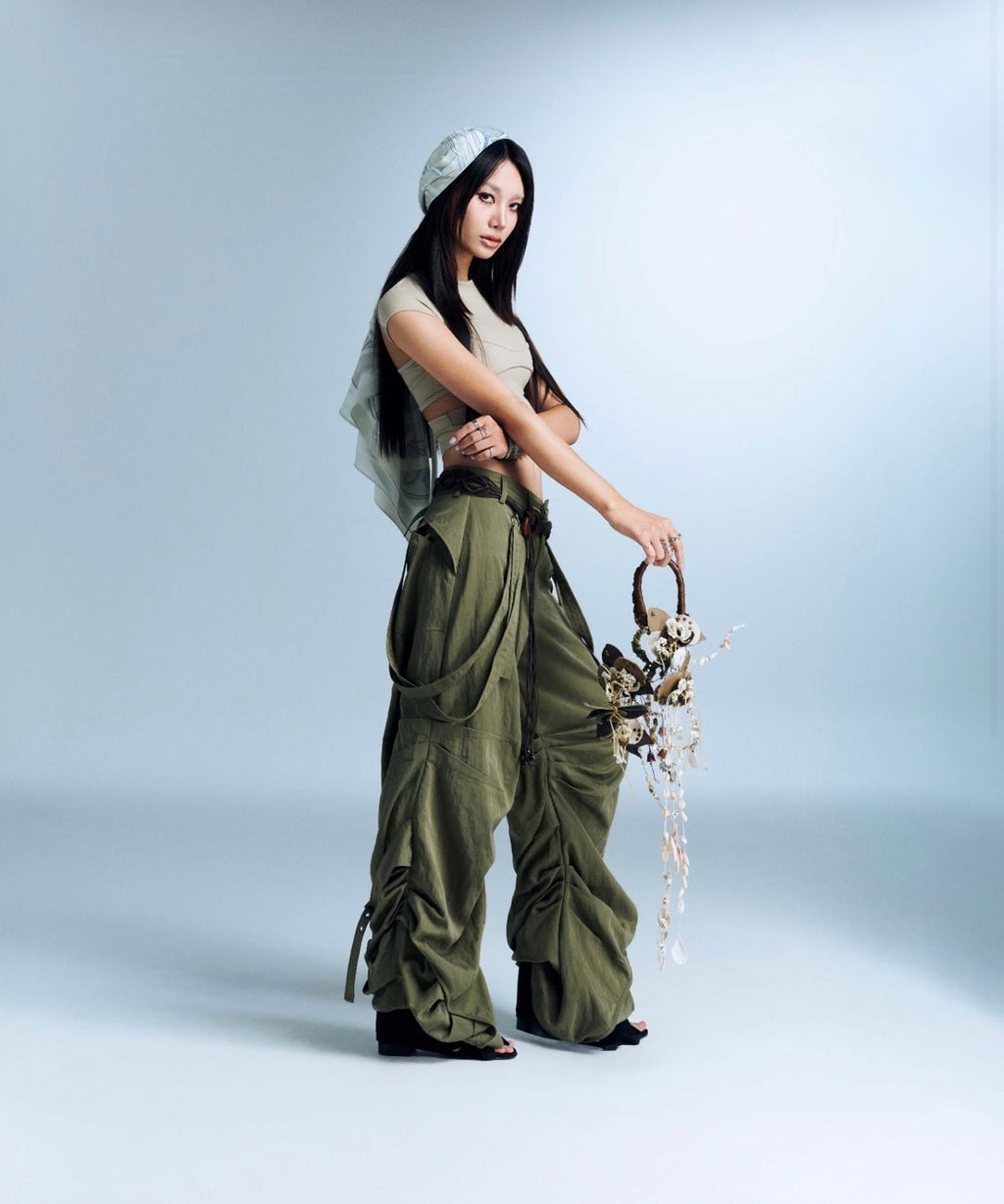 Bunnyhill LIOTA PANTS ( Green ) - Ready to dispatch in 48 hours