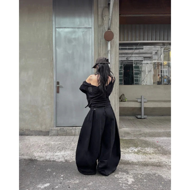Sagittarius.A+ MULTI RIVET WIDE PANTS