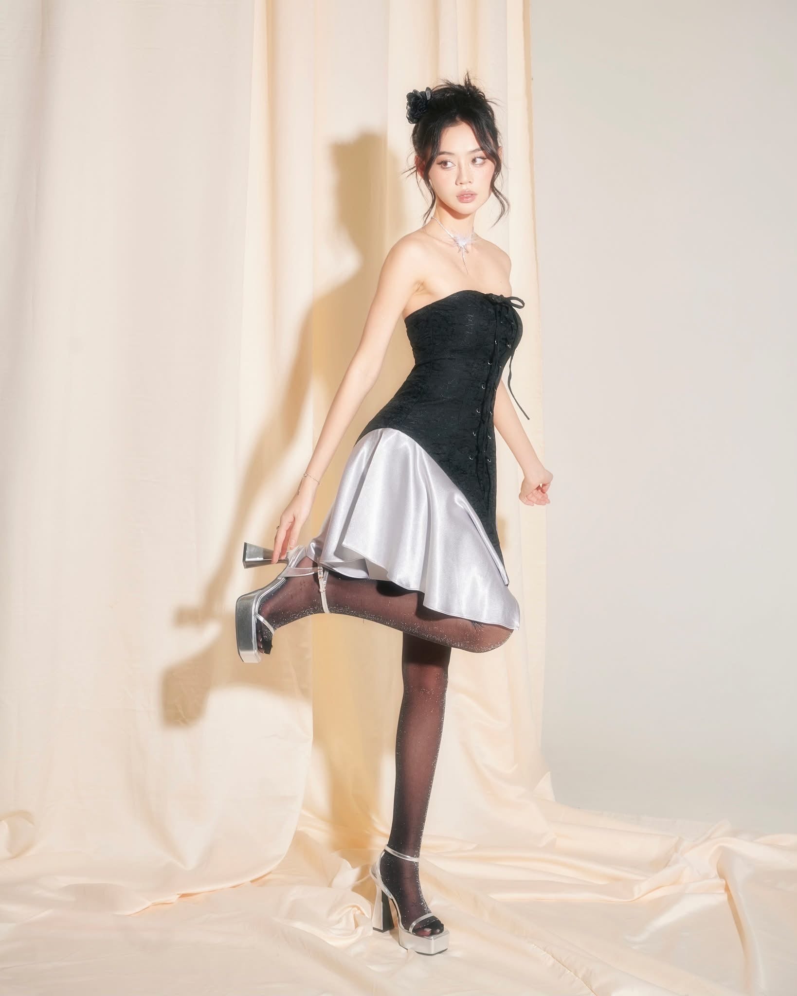 Into.eight Noelle Dress ( Black )- Ready to dispatch in 48 hours