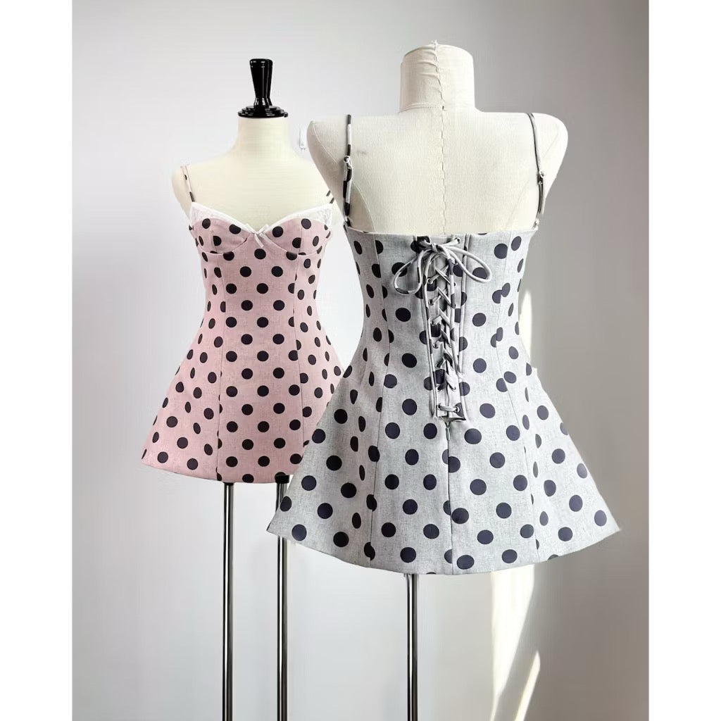 Madebymum Big Polka Dots Dress - Ready to dispatch in 48 hours