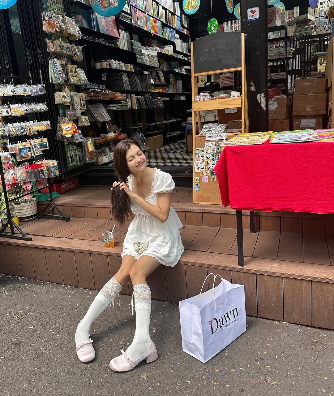 My Baby doll Top - White (Pre-order)