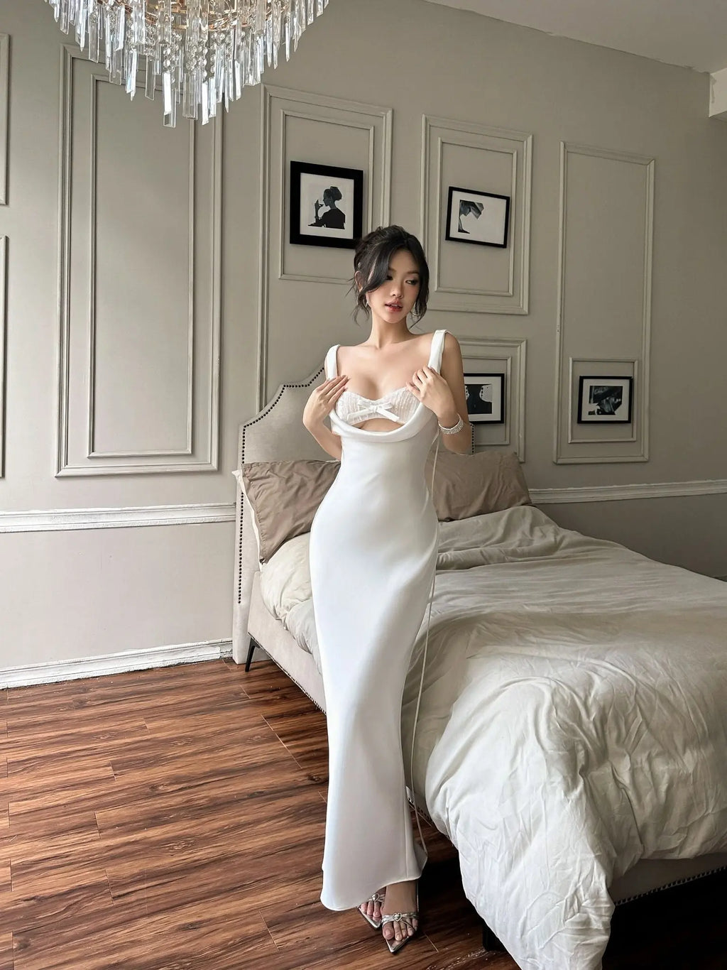 Iamcoco Ivory Desire Dress & Bra