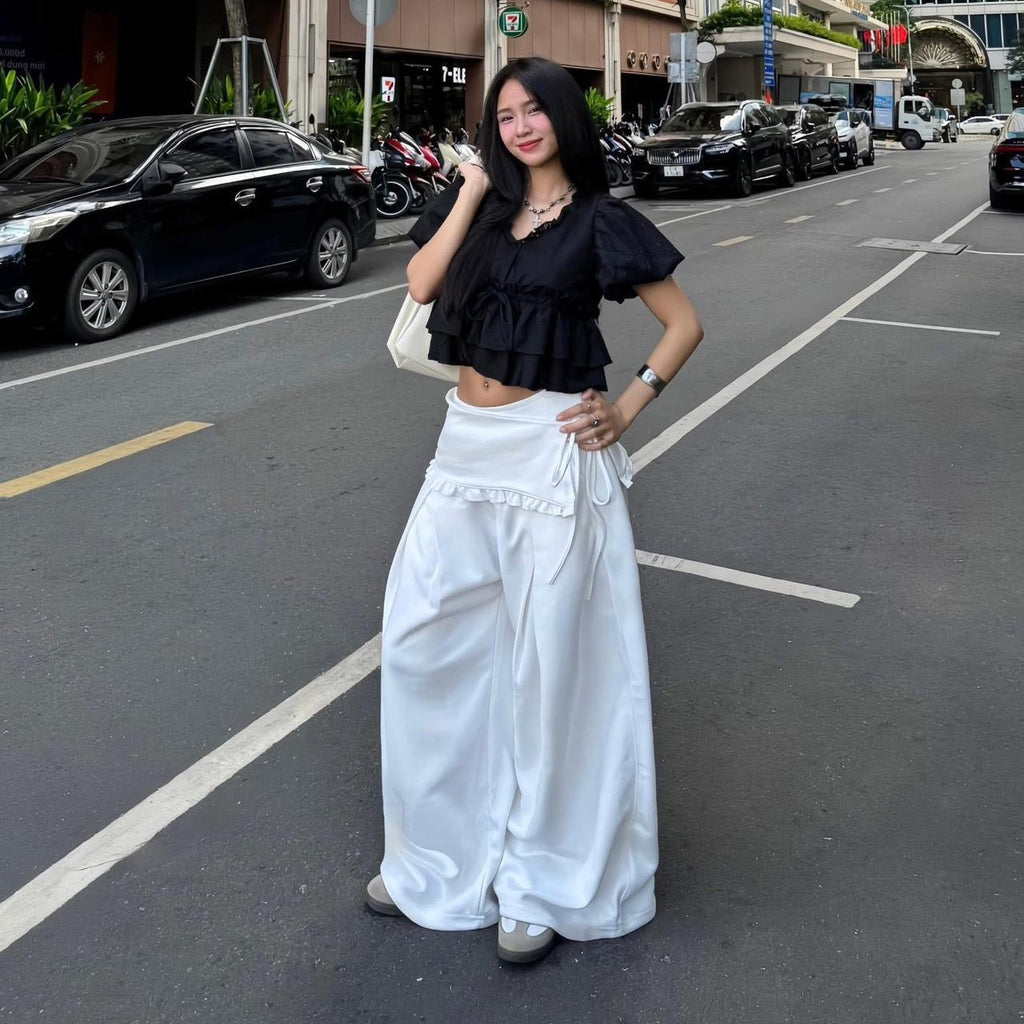M.Studio Wide-Leg Highwaist Pants - Ready to dispatch in 48 hours