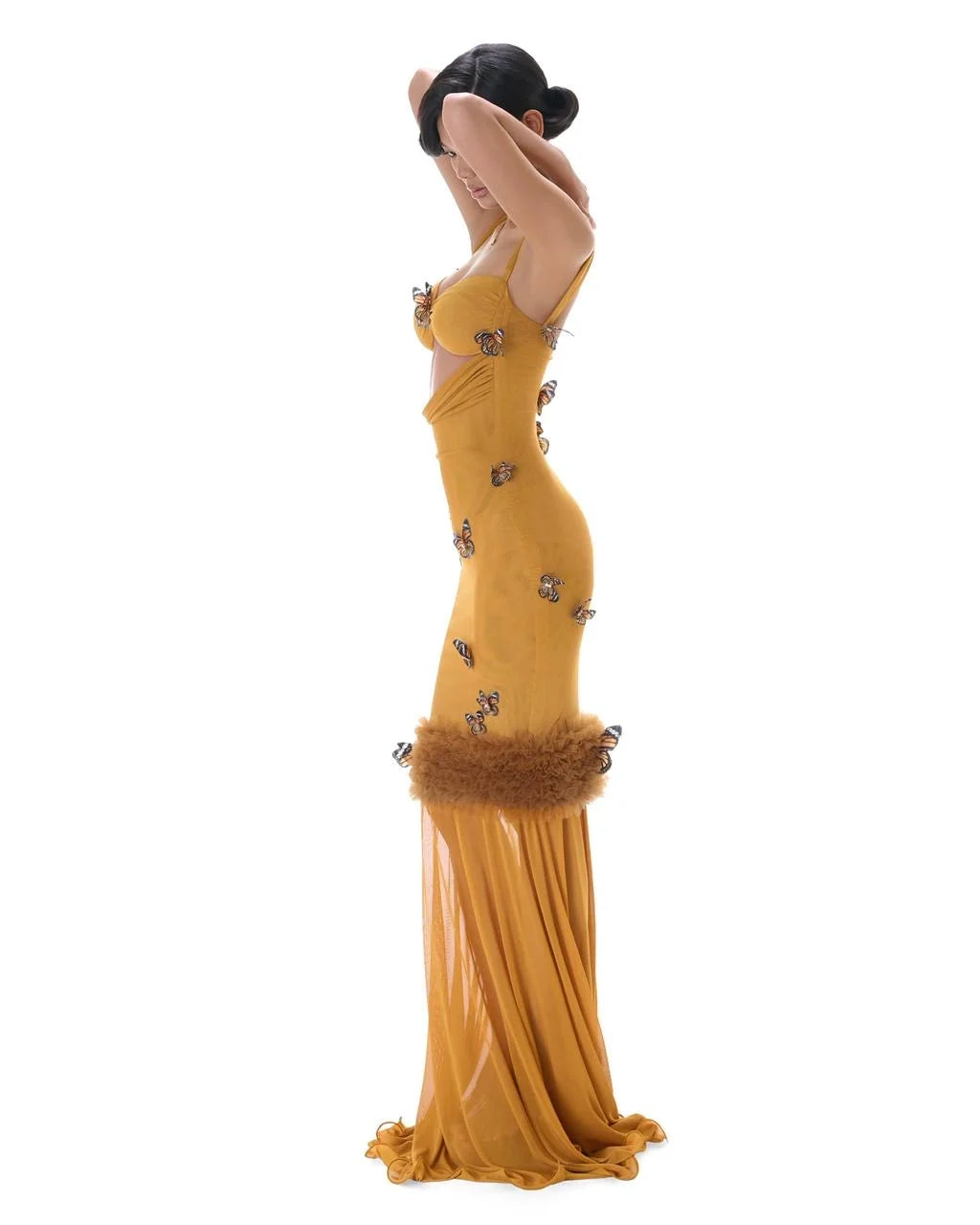 Ibiboss Lumina Dress (Yellow ) - Ready to dispatch in 48 hours