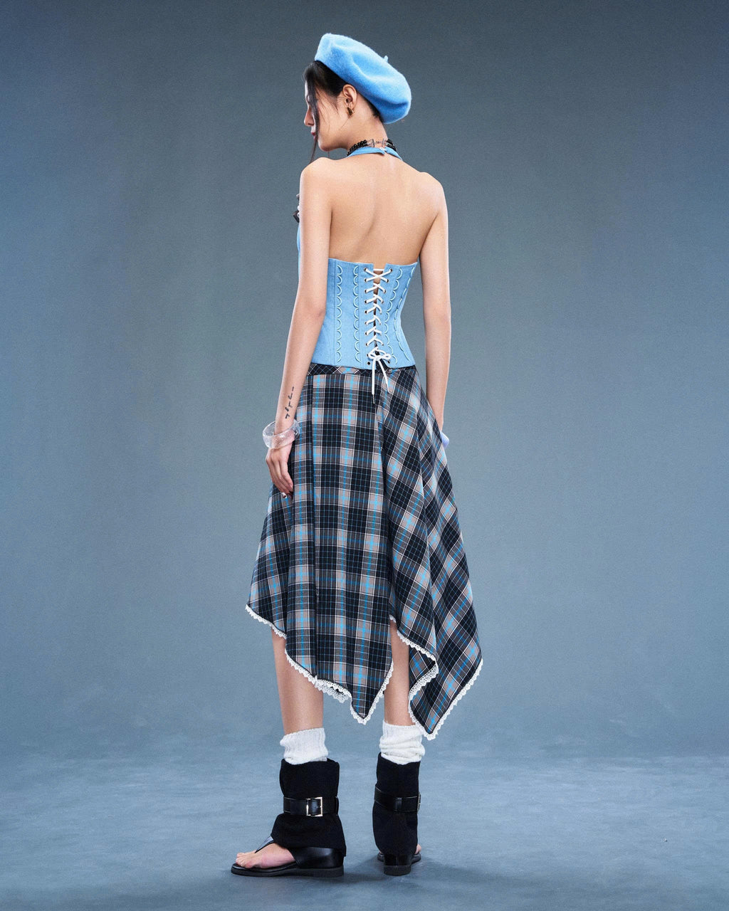 SODOPE Blue Bear Corset and Gambit Skirt