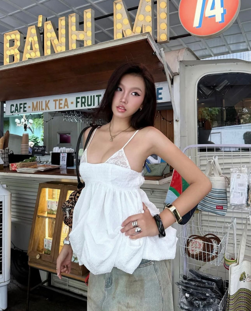Holytee Babydoll Cloud Top