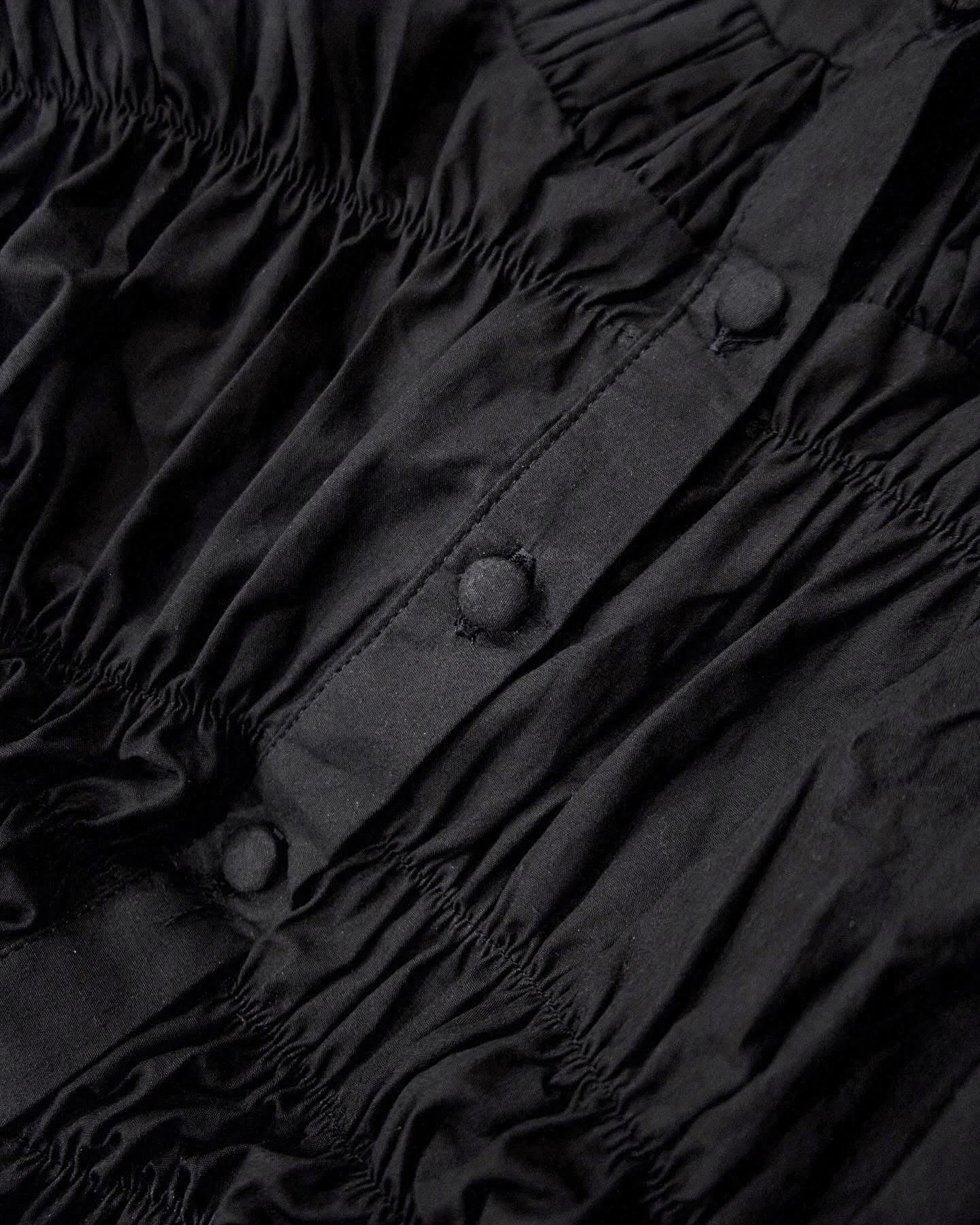 Milky Blouse Top ( Black )