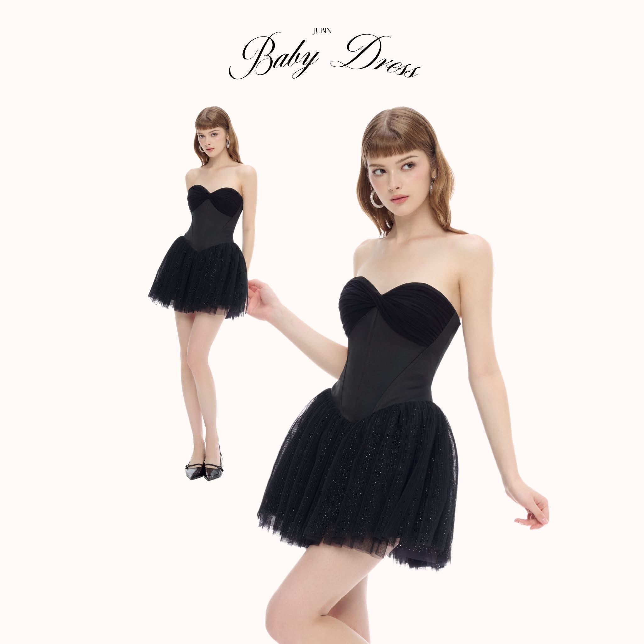 Jubin Studio Baby Dress ( Black )