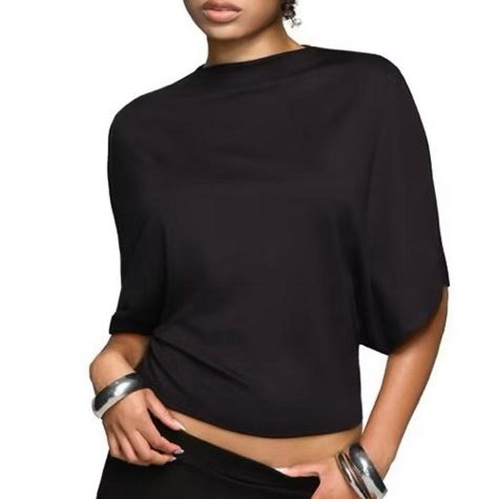 Backless Lace-Up Tee 