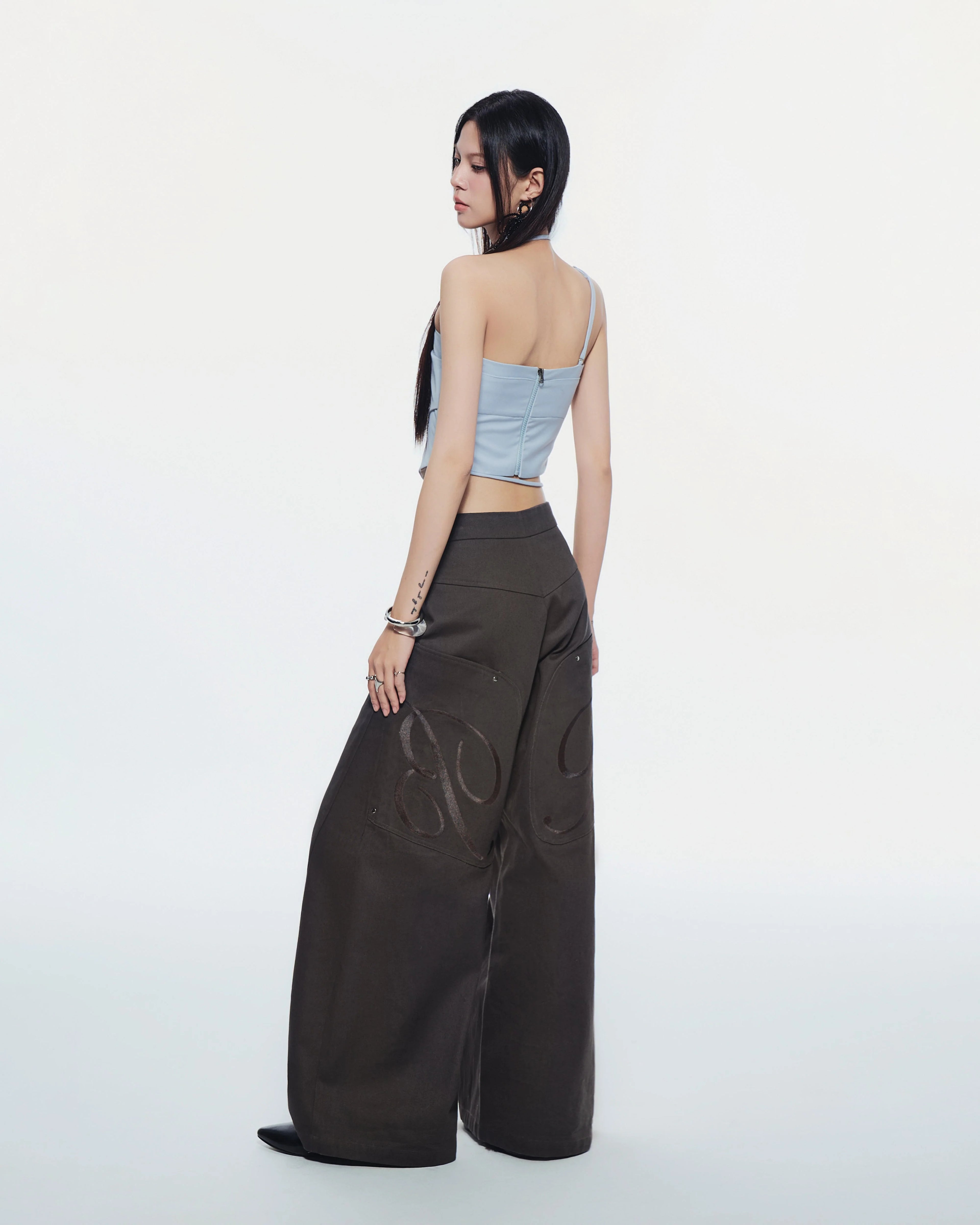 Lullaby Halter Top (Blue)