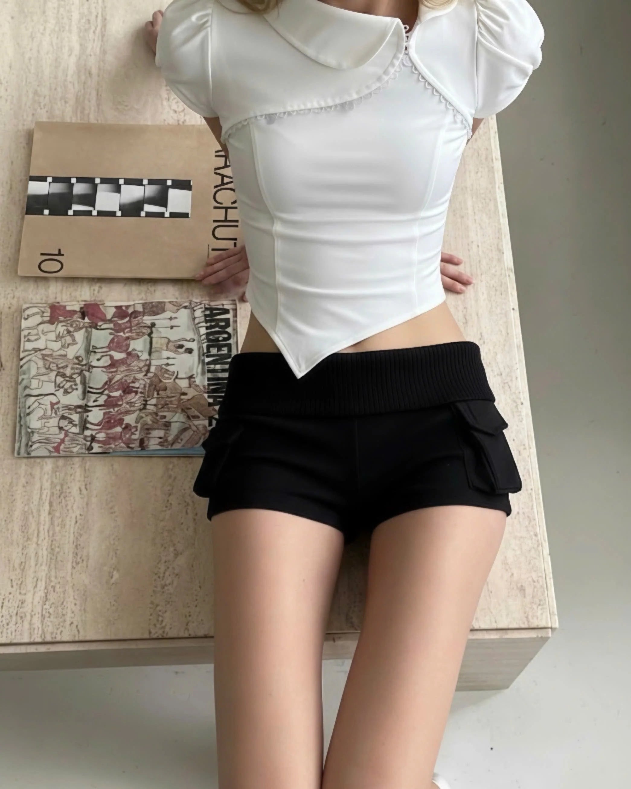 IUE “KANJI" MICRO SHORTS