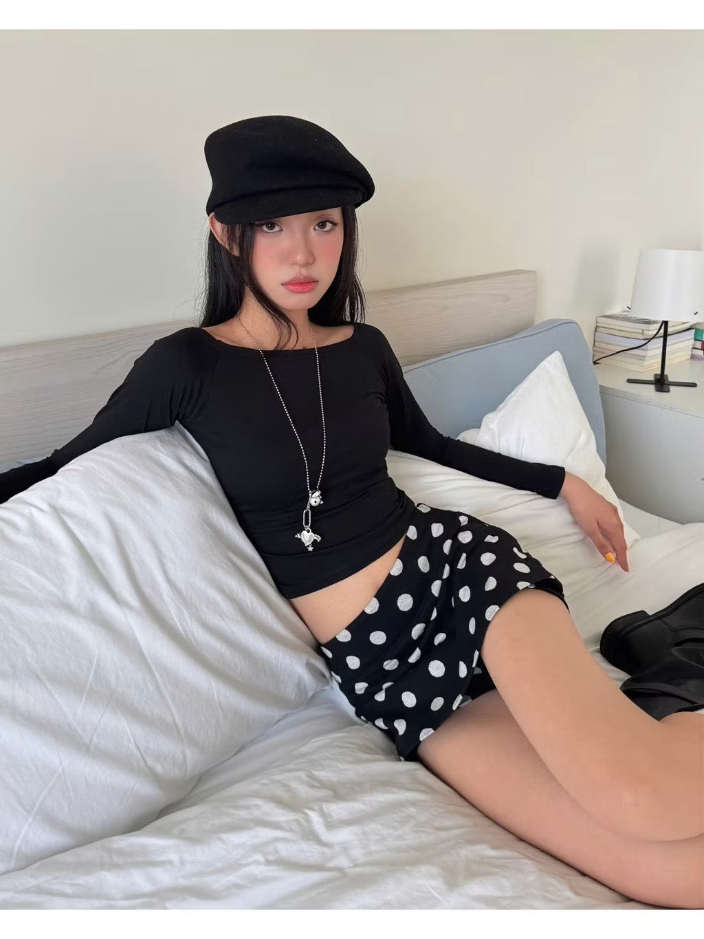 Calem.Club Polka Dots Mini Skirt