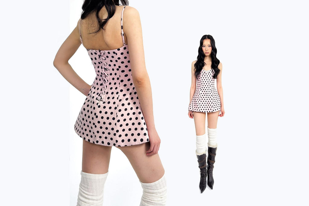 Madebymum Small Polka Dots Dress - Ready to dispatch in 48 hours