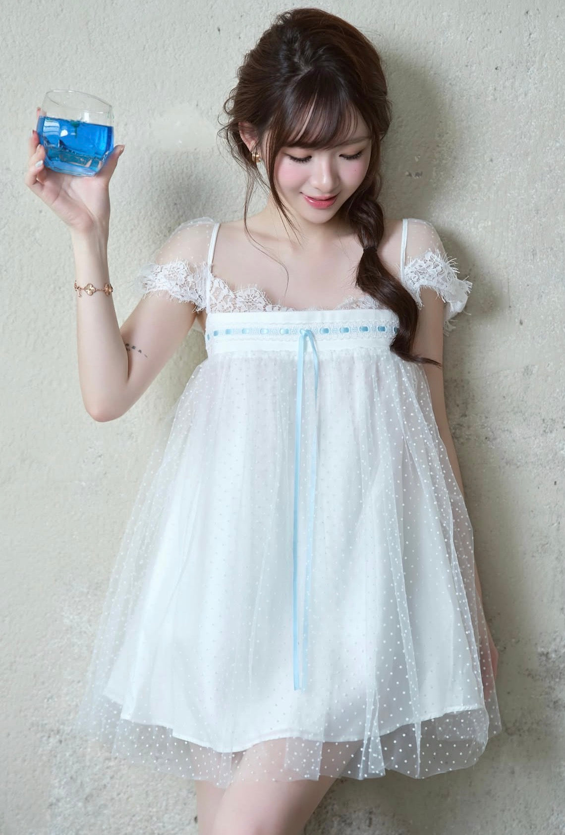 Aguja Calantha Babydoll Dress