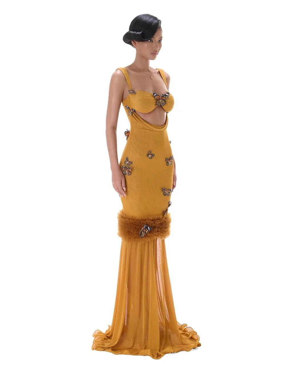 Ibiboss Lumina Dress (Yellow ) - Ready to dispatch in 48 hours