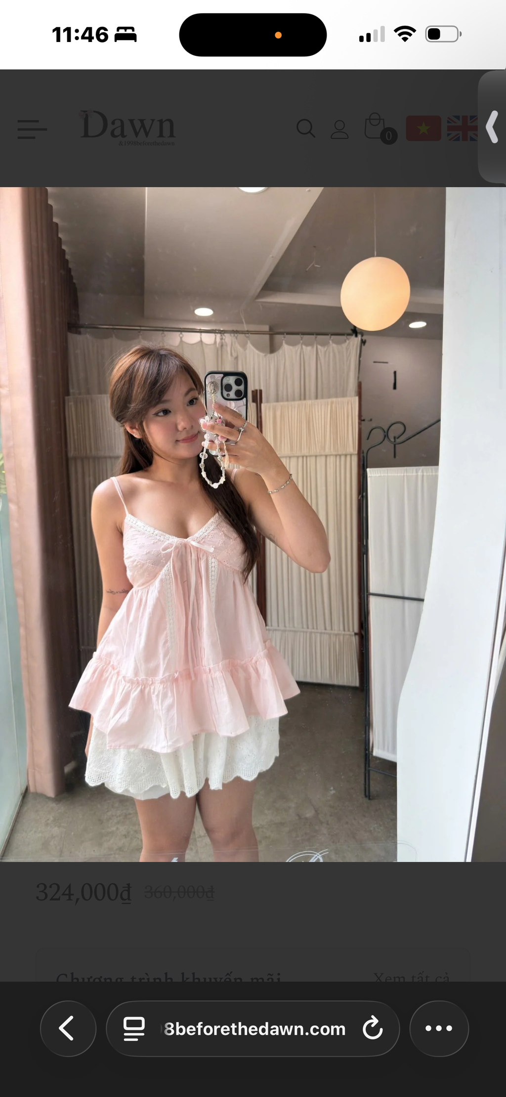 1998 Esmi Pink Cami ( New ) Top - Ready to dispatch in 48 hours